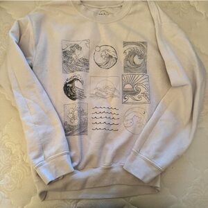 pacsun cream pullover